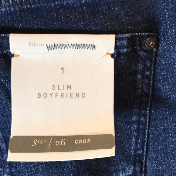 Anthropologie slim boyfriend jeans sequins NWT 8 - Picture 6 of 10